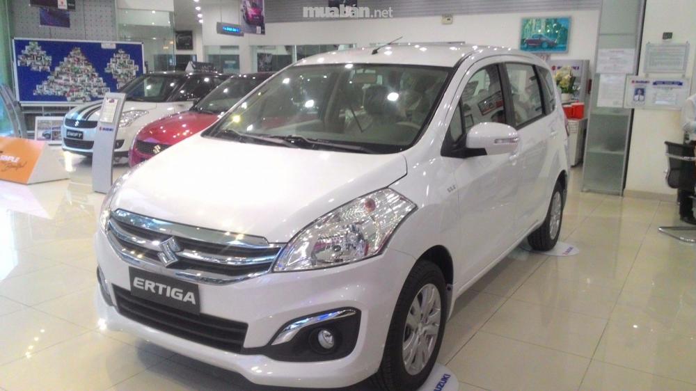 Bán Suzuki Ertiga đời 2017, màu trắng, xe nhập -0