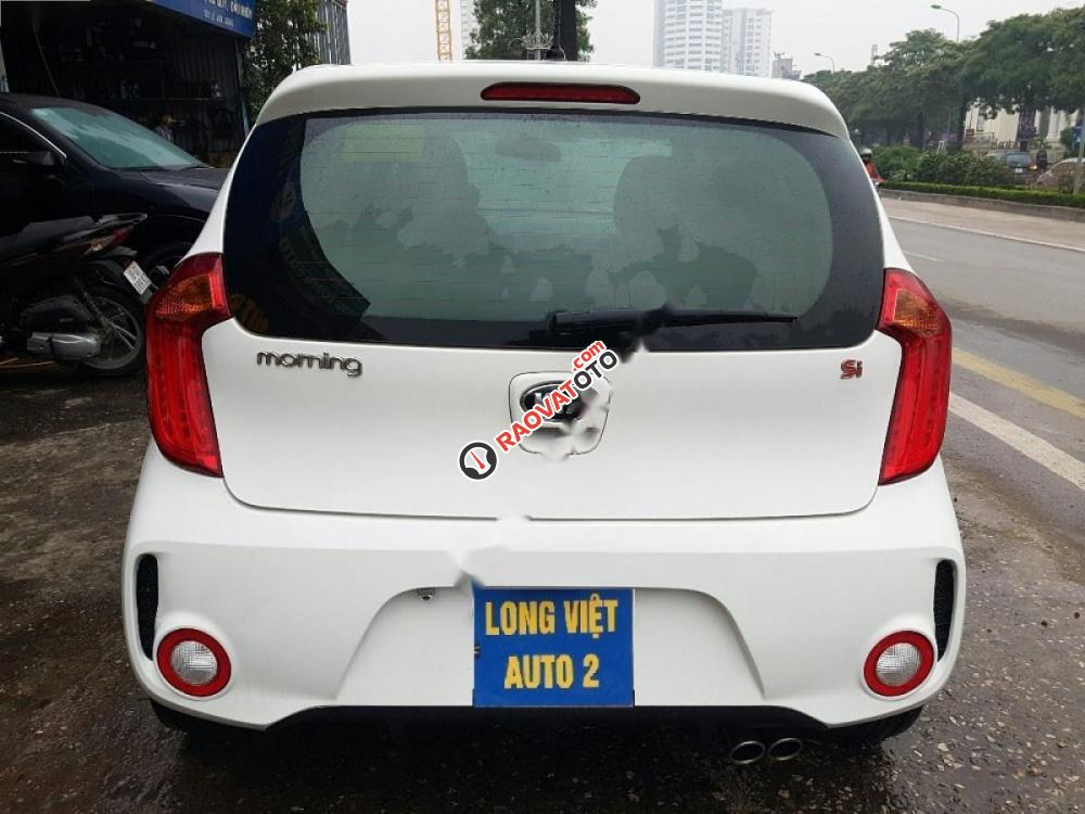 Bán xe Kia Morning 1.25 MT năm 2017, màu trắng chính chủ-1
