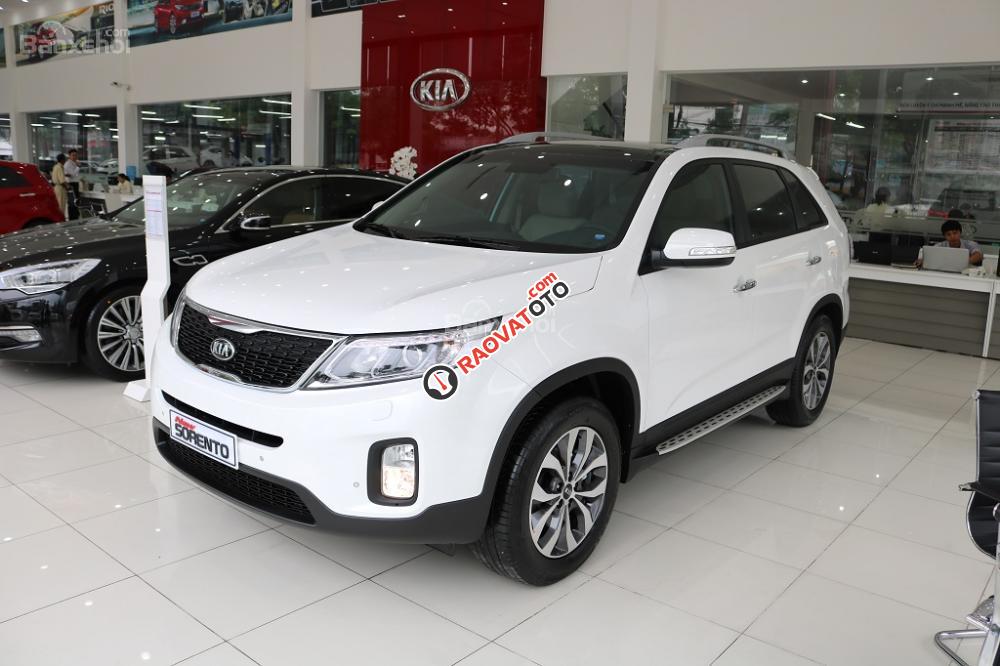 Sorento 2017, mới 100%, trắng ngọc trinh, bản thường, máy xăng-1