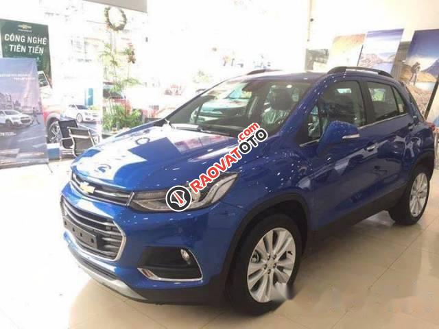 Bán xe Chevrolet Trax đời 2017, màu xanh lam, nhập khẩu, giá 769tr-0