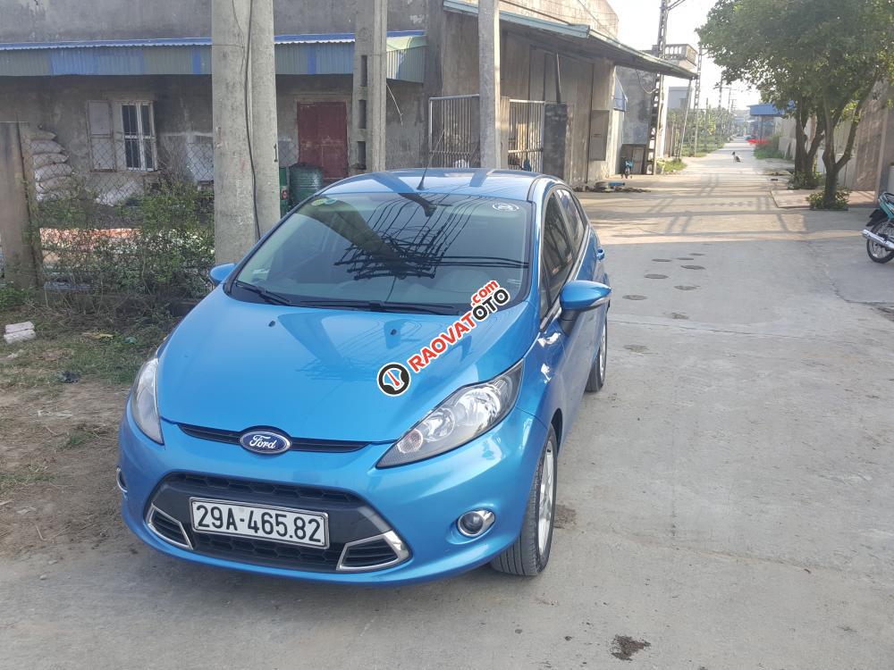 Cần bán lại xe Ford Fiesta 1.6 AT Sport đời 2011, màu xanh lam-14