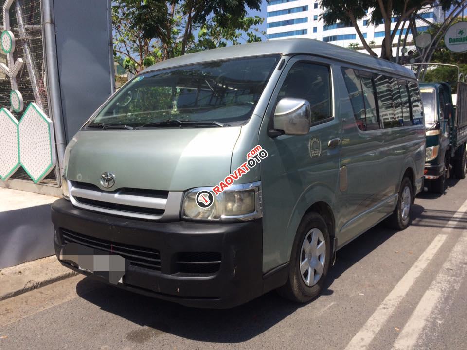 Bán xe Toyota Hiace đời 2009, màu xanh lam, 328 trieu-0