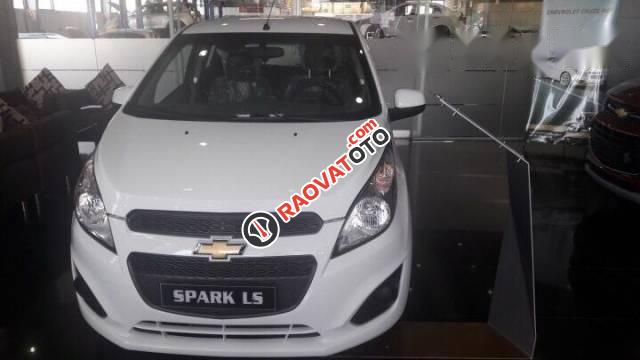 Bán xe Chevrolet Spark LS năm 2017, màu trắng, 295tr-0