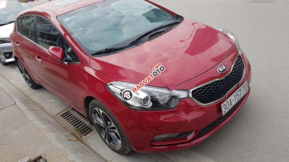 Bán xe Kia Cerato 1.6 AT sản xuất 2014, màu đỏ, nhập khẩu -0