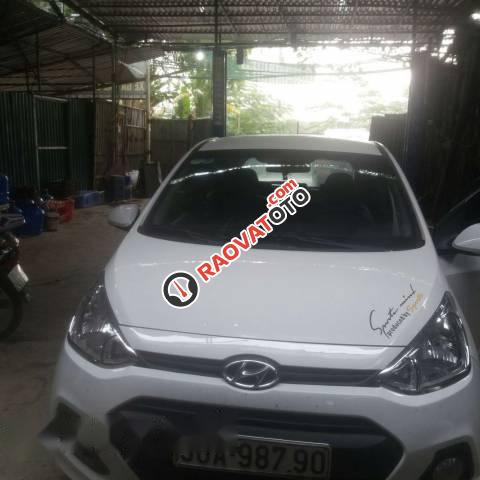 Bán ô tô Hyundai Grand i10 đời 2016, màu trắng xe gia đình-3