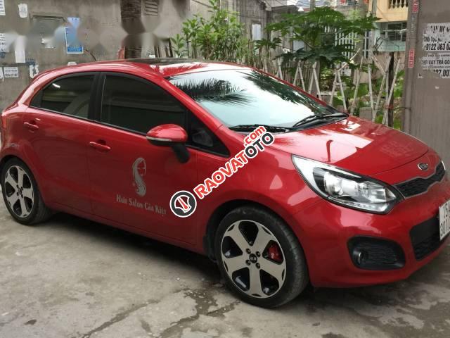 Bán xe Kia Rio đời 2012, màu đỏ, nhập khẩu-1