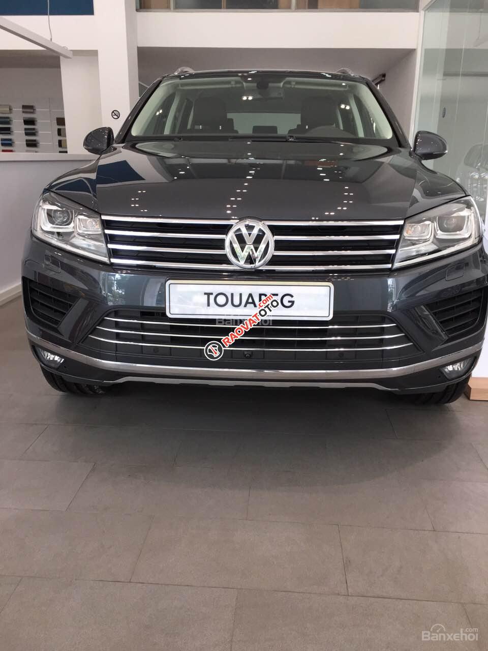 Bán Volkswagen Touareg GP đời 2014, màu xám (ghi), nhập khẩu Đức. LH Hương 0902.608.293, cam kết giá tốt nhất-3