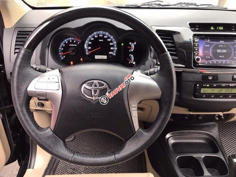 Bán ô tô Toyota Fortuner 2.7V 4x2 AT đời 2015, màu đen như mới, 830tr-9