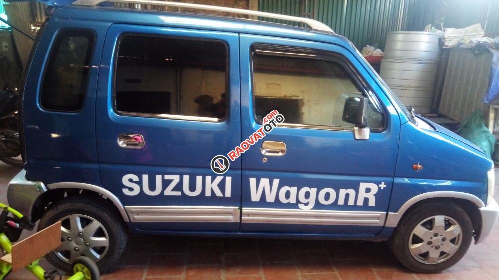 Cần bán lại xe Suzuki Wagon R+ đời 2005, màu xanh lam, 68tr-4