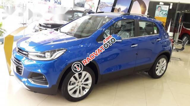 Cần bán Chevrolet Trax sản xuất 2017, màu xanh -3