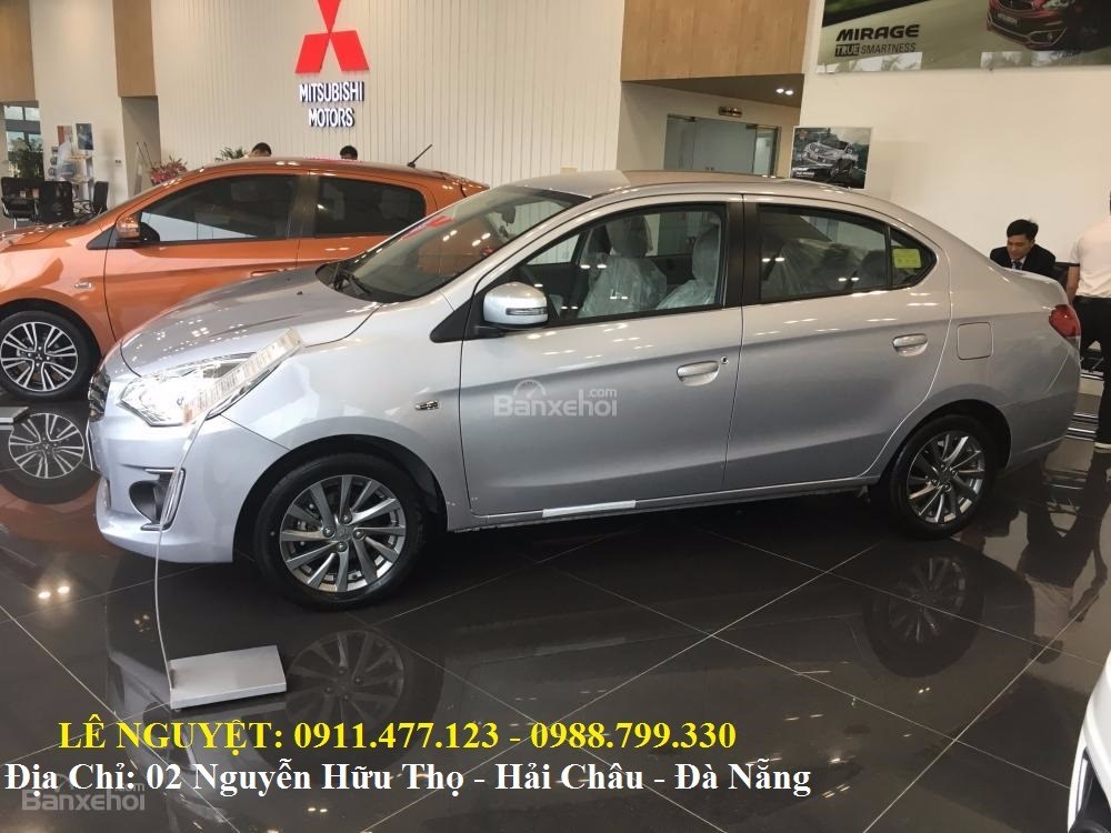 Cần bán xe Mitsubishi Attrage đời 2017, màu bạc, nhập khẩu-8