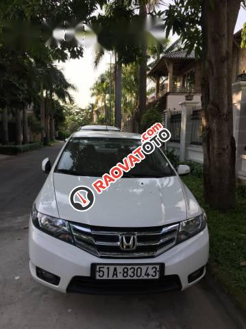 Bán xe Honda City 1.5 năm 2014, màu trắng như mới-1