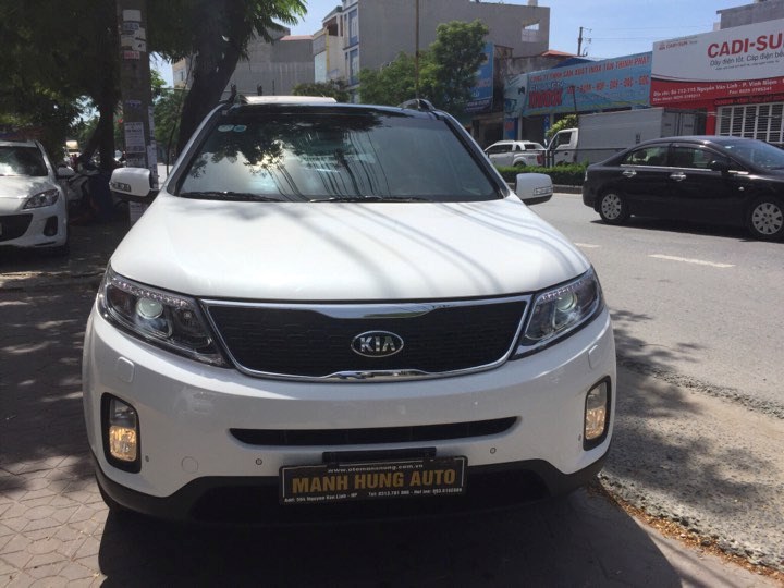 Bán ô tô Kia Sorento 2.2AT DATH đời 2016, màu trắng, nhập khẩu-2