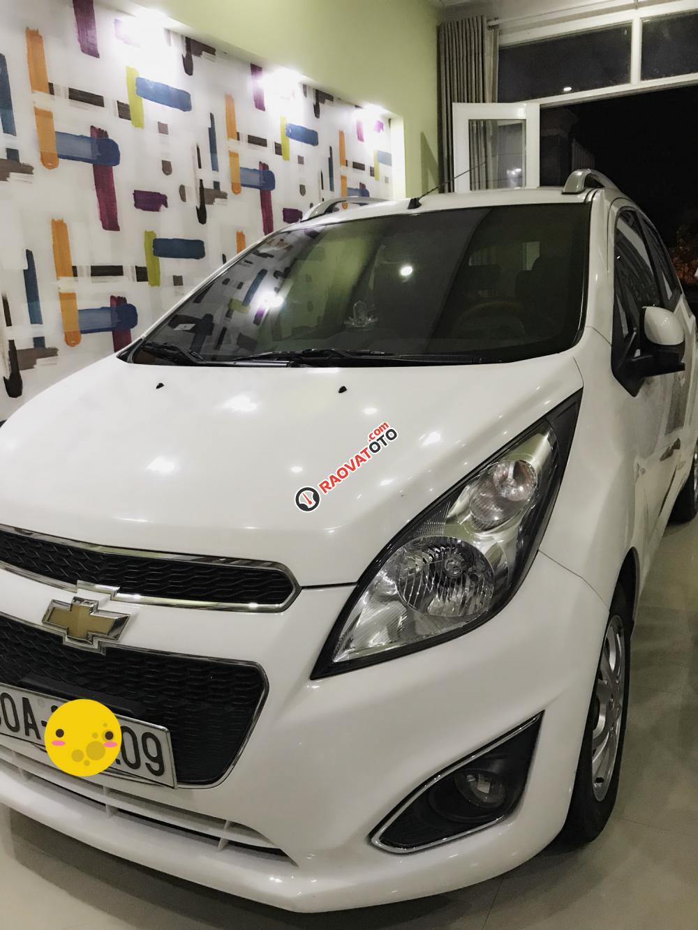 Cần bán xe Chevrolet Spark AT đời 2014, màu trắng chính chủ-1