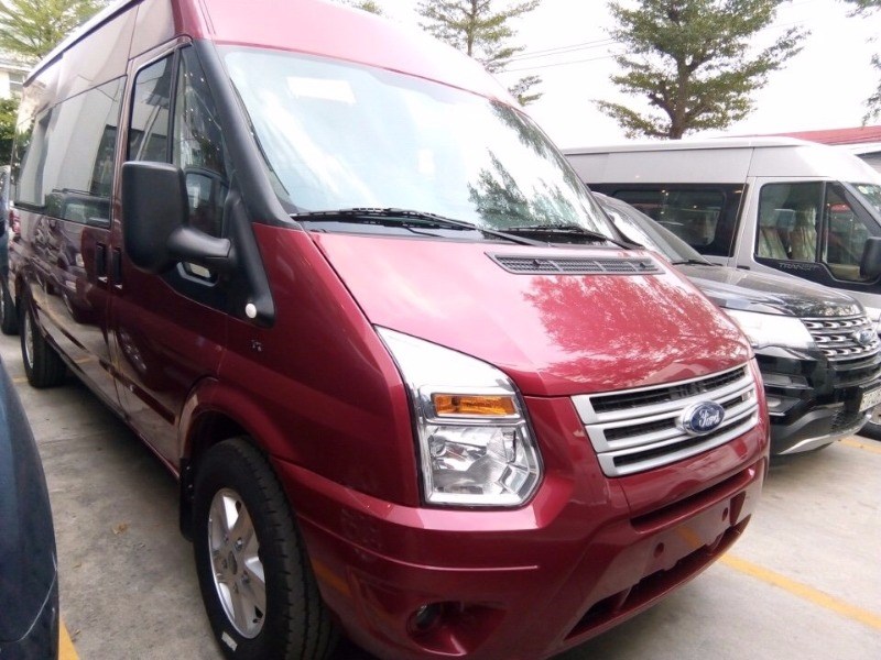 Bán Ford Transit đời 2017, màu đỏ, nhập khẩu-3