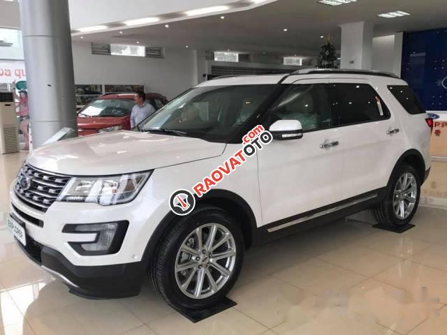 Bán Ford Explorer đời 2017, màu trắng, nhập khẩu-1