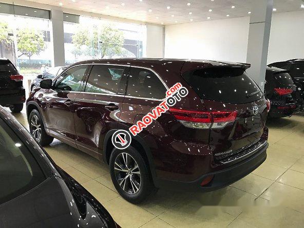 Bán Toyota Highlander LE đời 2017, màu đỏ, xe nhập-3