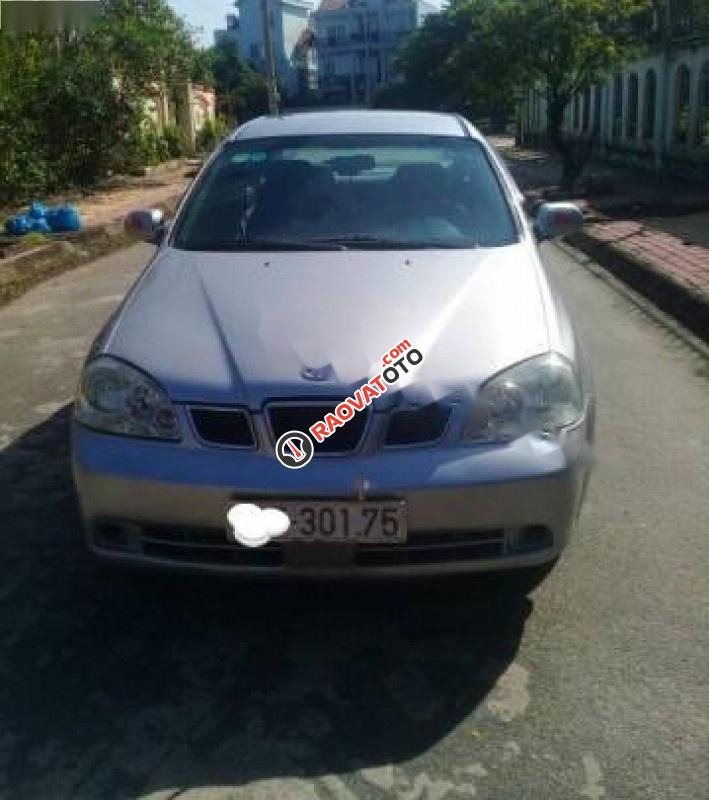 Bán xe Daewoo Lacetti sản xuất 2007, màu bạc-0