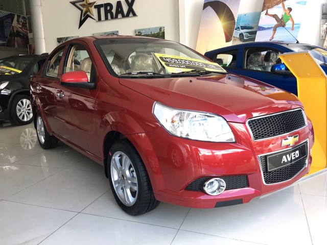 Bán ô tô Chevrolet Aveo sản xuất 2017, màu đỏ, nhập khẩu-1