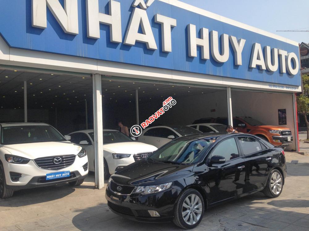 Kia Cerato đời 2009, màu đen, nhập khẩu nguyên chiếc, giao xe nhanh-0