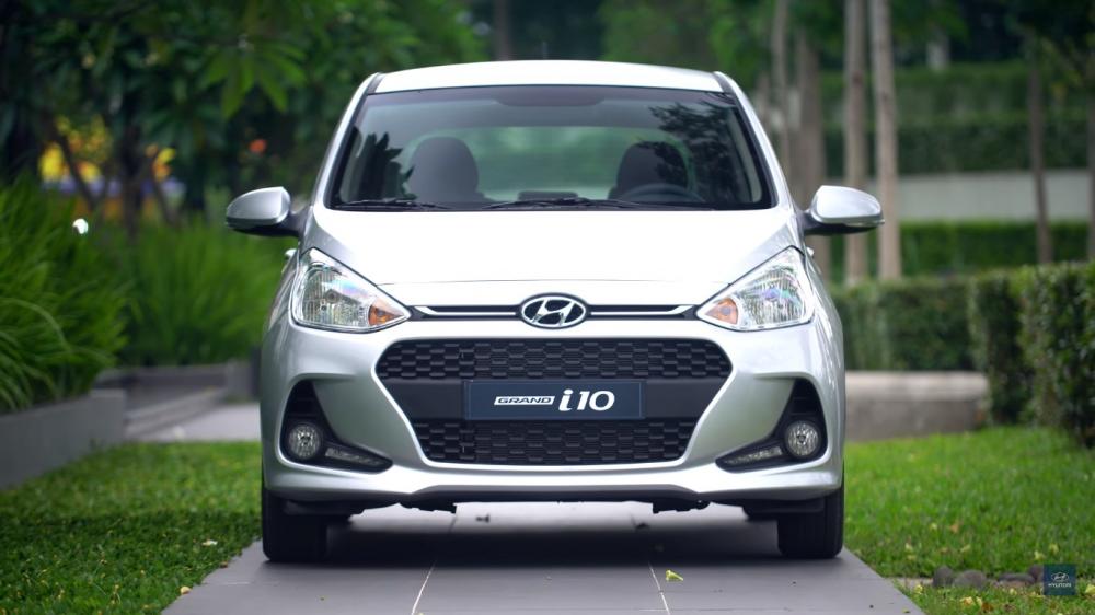 Bán xe Hyundai Grand i10 đời 2017, màu trắng, nhập khẩu  -1