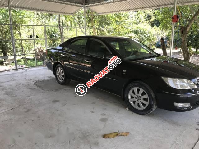 Cần bán lại xe Toyota Camry đời 2002, màu đen số tự động-3