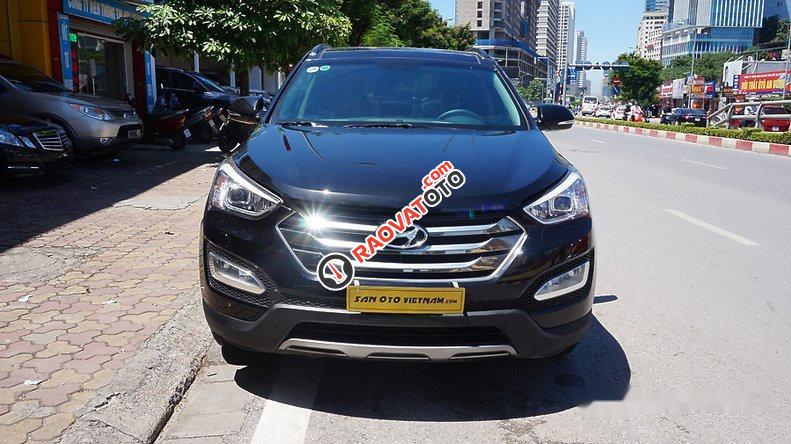 Cần bán Hyundai Santa Fe 4WD đời 2015, màu đen-0