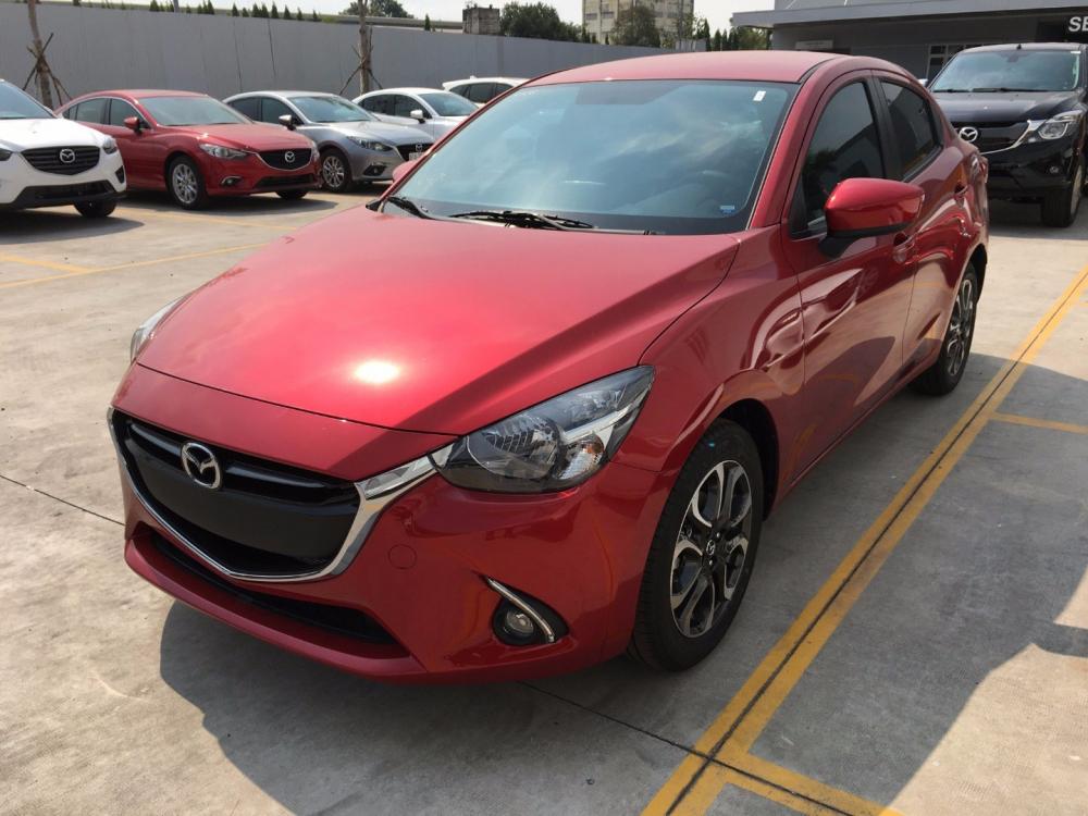 Bán xe Mazda 2 đời 2017, màu đỏ, nhập khẩu  -2