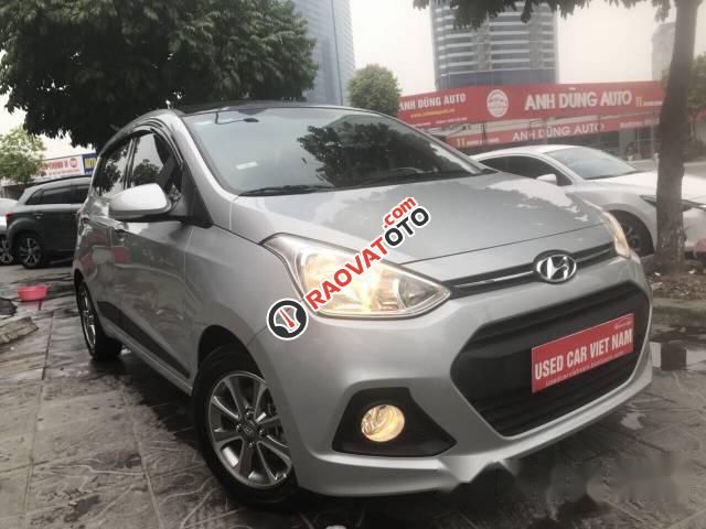 Bán xe Hyundai Grand i10 1.25MT đời 2016, màu bạc số sàn-0