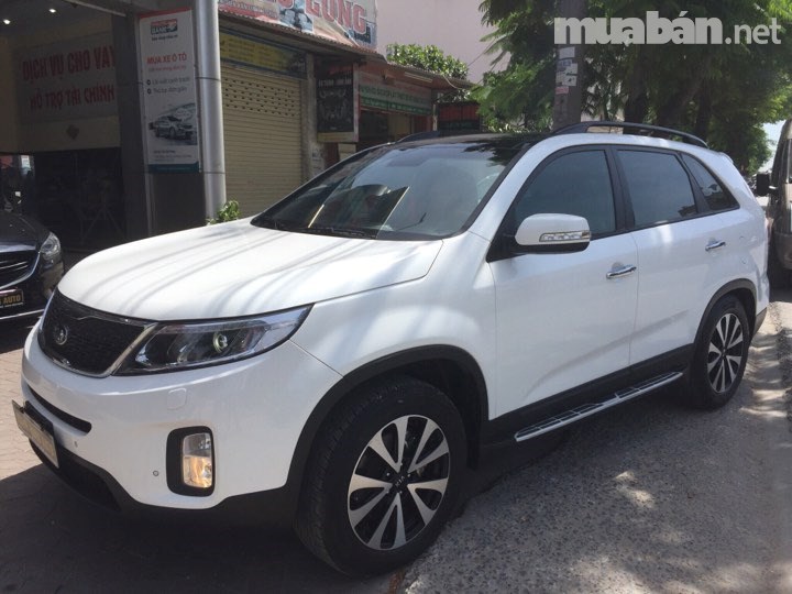 Bán ô tô Kia Sorento 2.2AT DATH đời 2016, màu trắng, nhập khẩu-0