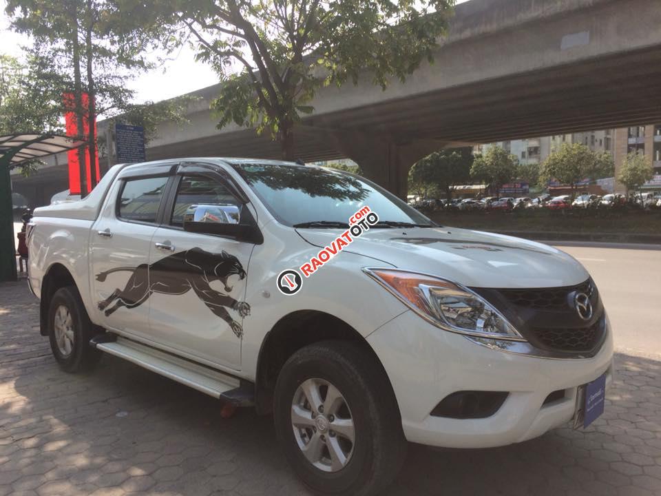 Bán Mazda BT 50 2,2 MT 4x4 đời 2014, màu trắng, nhập khẩu nguyên chiếc giá cạnh tranh-2