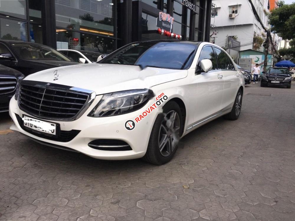 Bán Mercedes S400 đời 2017, màu trắng-3