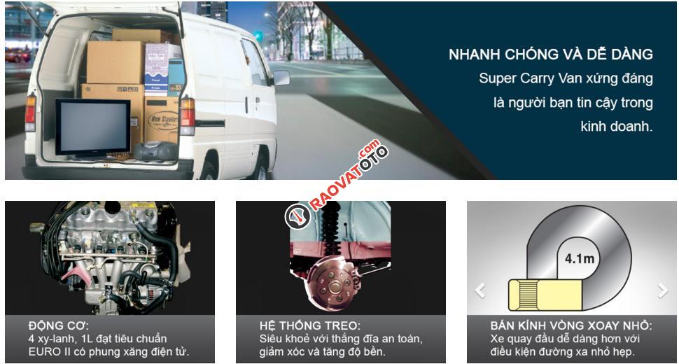 Cần bán xe Suzuki Blind Van đời 2017, màu trắng-3