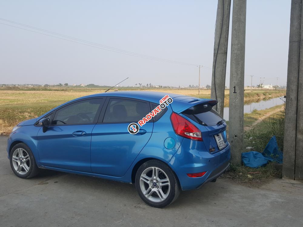 Cần bán lại xe Ford Fiesta 1.6 AT Sport đời 2011, màu xanh lam-13