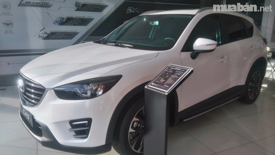 Bán Mazda CX 5 đời 2017, màu trắng, nhập khẩu 
 -0