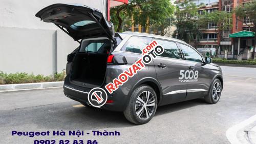 Cần bán Peugeot 5008 1.6 Turbo  AT đời 2017, màu xám, nhập khẩu nguyên chiếc-5