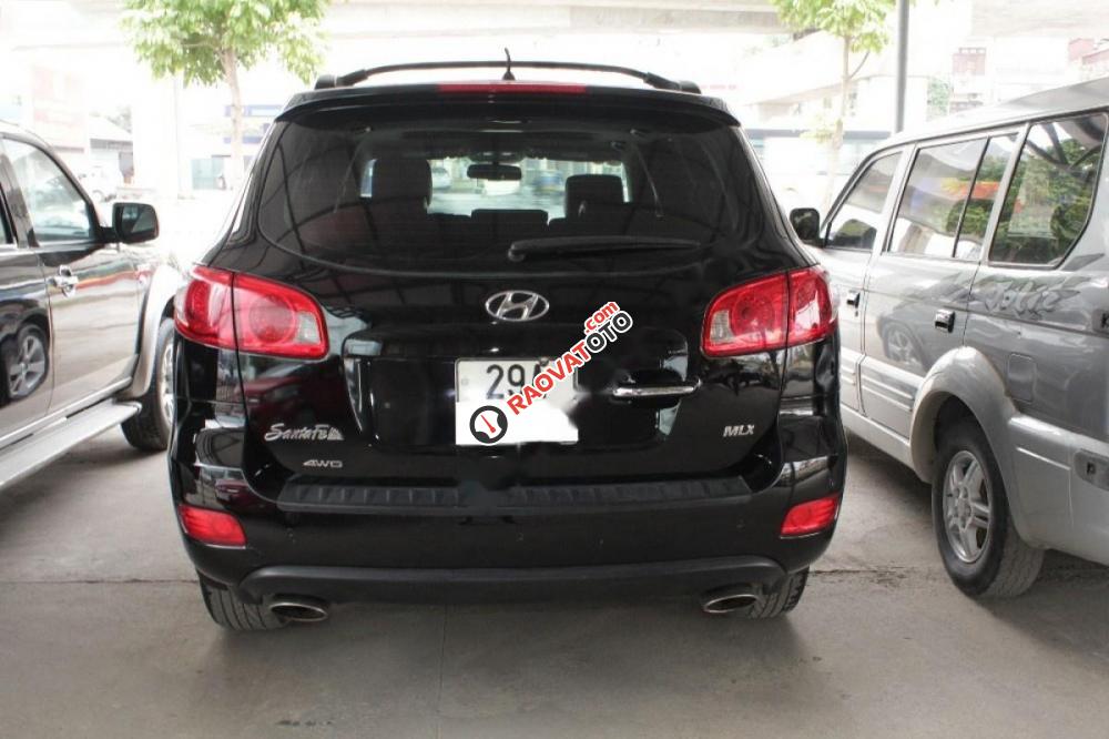 Bán Hyundai Santa Fe MLX đời 2009, màu đen, nhập khẩu nguyên chiếc chính chủ, giá cạnh tranh-3