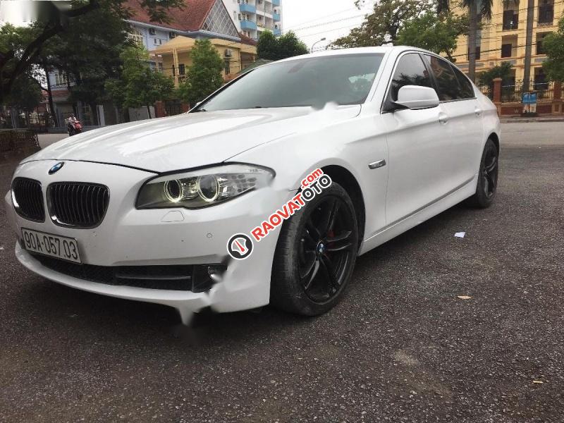 Bán ô tô BMW 5 Series 523i đời 2011, màu trắng, xe nhập-7