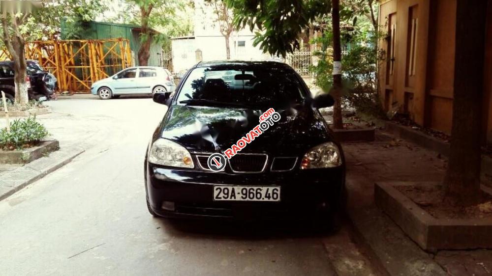 Bán Daewoo Lacetti đời 2007, màu đen chính chủ, giá tốt-0