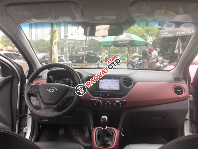 Bán xe Hyundai Grand i10 1.25MT đời 2016, màu bạc số sàn-3