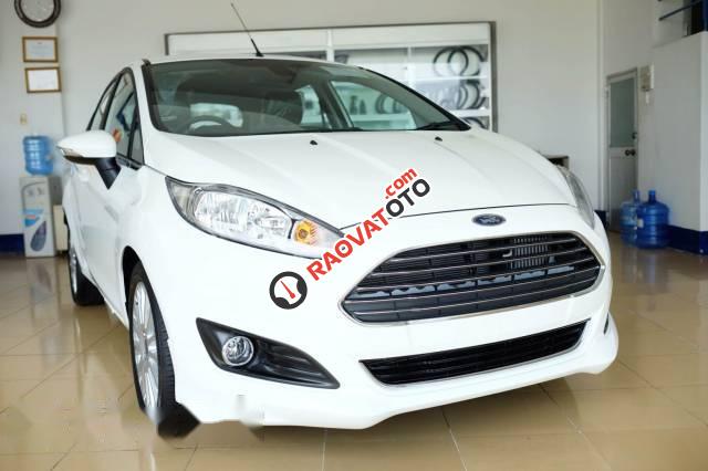 Bán Ford Fiesta Ecoboost đời 2017, màu trắng-0