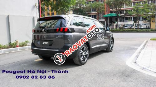 Cần bán Peugeot 5008 1.6 Turbo  AT đời 2017, màu xám, nhập khẩu nguyên chiếc-3