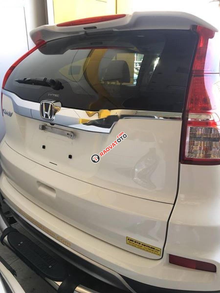 Bán xe Honda CR V 2.4 đời 2017, màu trắng-0