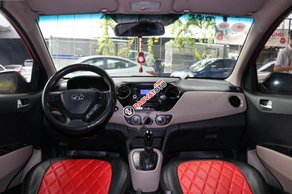 Bán Hyundai Grand i10 1.0 AT đời 2015, màu đỏ, nhập khẩu-1