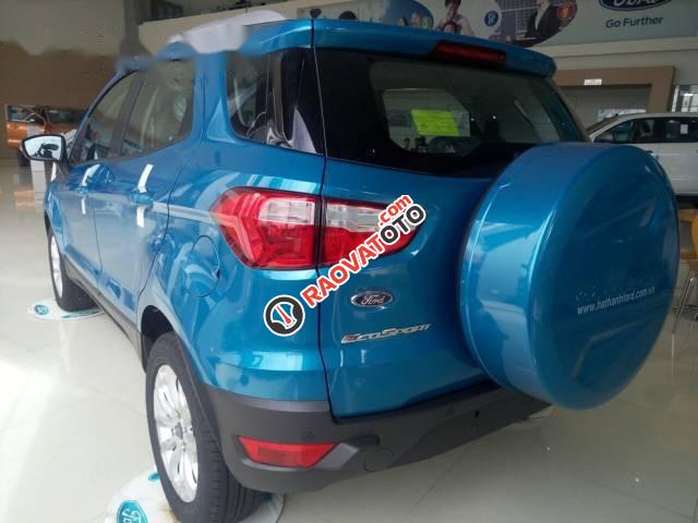 Bán ô tô Ford EcoSport Titanium 1.5AT năm 2017, màu xanh lam, 567tr-5