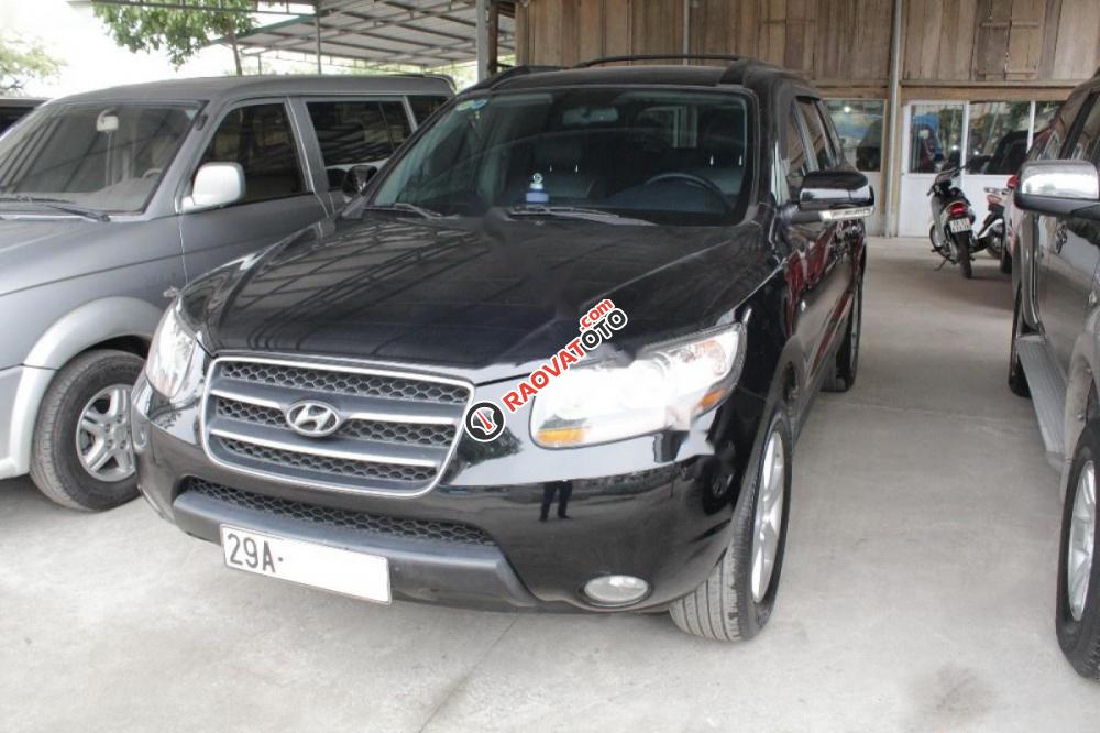 Bán Hyundai Santa Fe MLX đời 2009, màu đen, nhập khẩu nguyên chiếc chính chủ, giá cạnh tranh-1