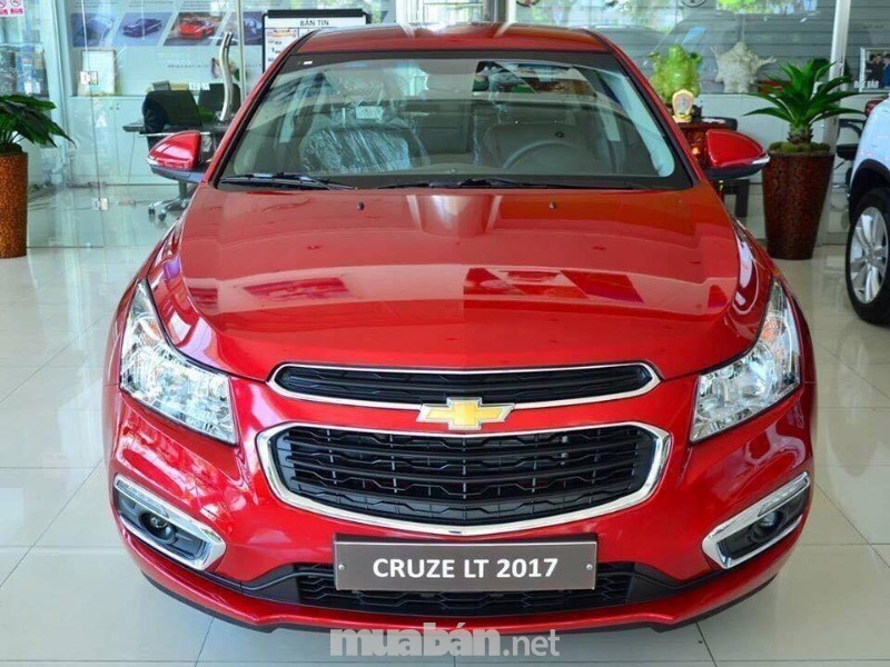 Bán xe Chevrolet Cruze đời 2017, màu đỏ, nhập khẩu nguyên chiếc, 589 triệu-0