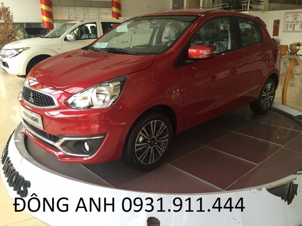 Bán xe Mitsubishi Attrage đời 2017, màu đỏ, nhập khẩu-5