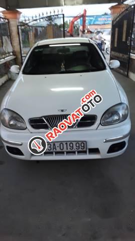 Bán xe Daewoo Lanos đời 2002, màu trắng, xe gia đình, giá tốt-1