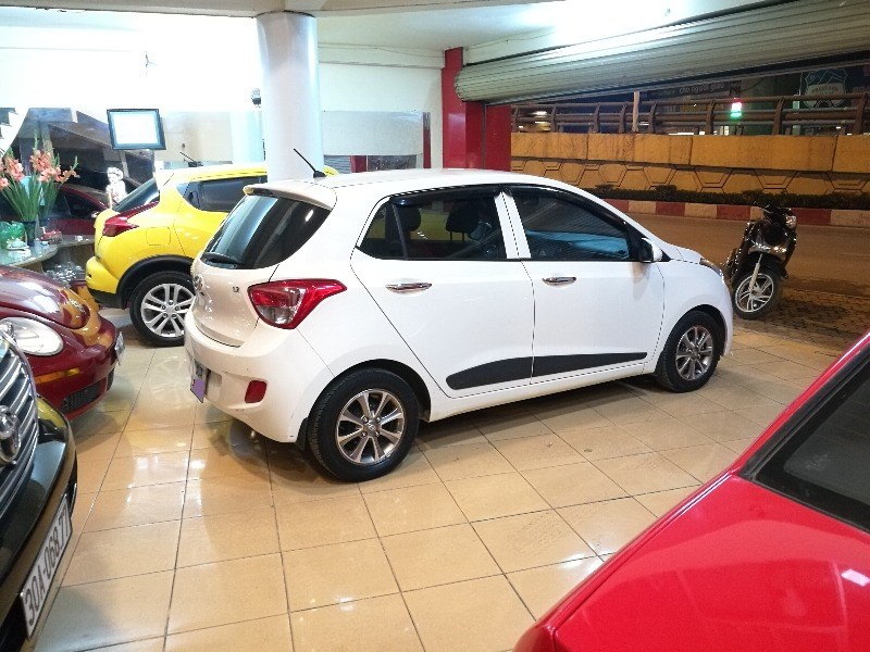 Bán xe Hyundai Grand i10 đời 2015, màu trắng, nhập khẩu, ít sử dụng giá cạnh tranh-2